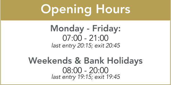 cta button gym opening times